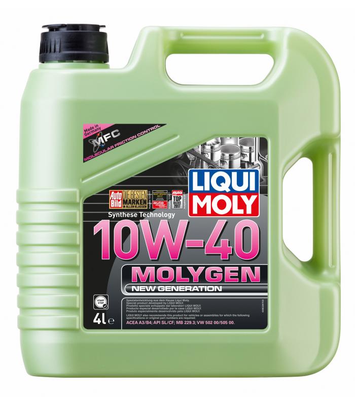 Масло моторное LIQUI MOLY Molygen NG 10w40 HC-синт. 4л. 