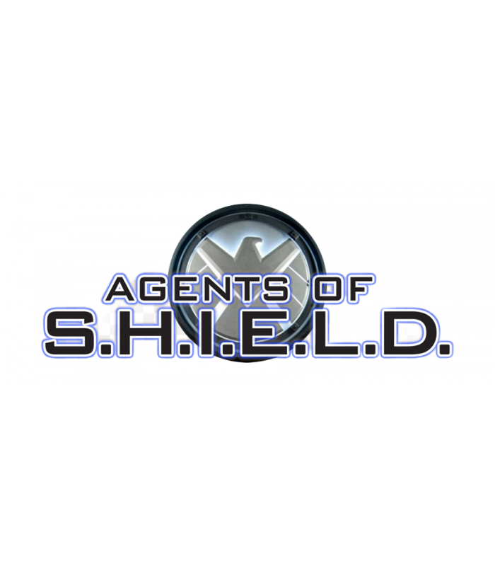 Наклейка "AGENTS OF . . . . " (черная , наружняя) 