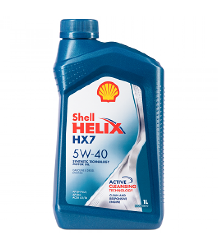 Масло моторное Shell Helix HX7 5w-40 п/синт. 1л. 