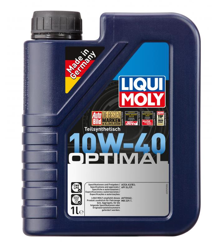 Масло моторное LIQUI MOLY Optimal 10w40 п/синт. 1л. 