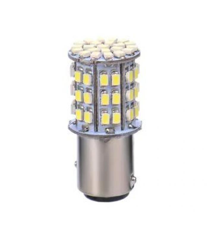 Лампа с/диод P21/5W BAY15D двухконт 64 SMD 