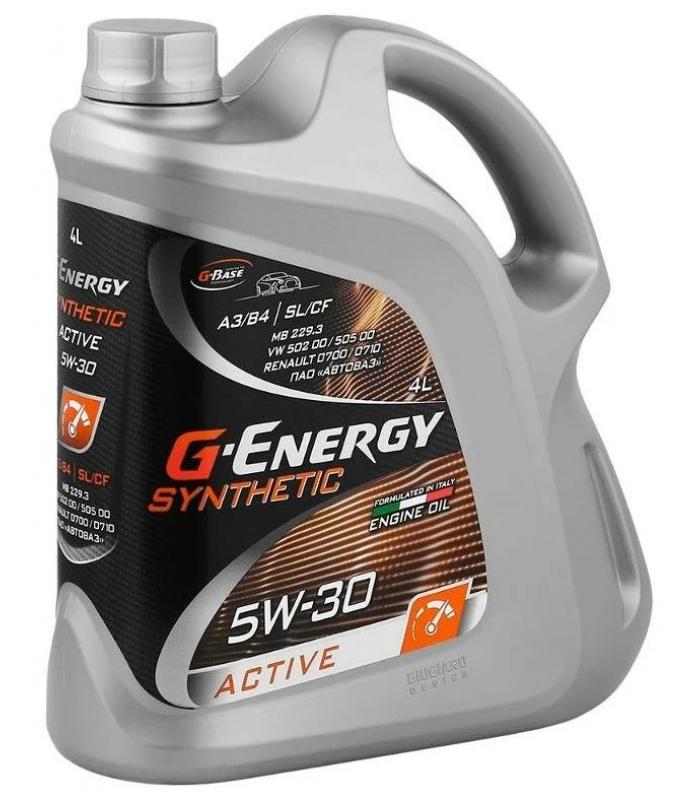 Масло моторное G-Energy Synthetic Active 5w30 синт. 4л.
