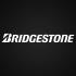 Наклейка на ветровое стекло "BRIDGESTONE" (черная) 250 х1200мм