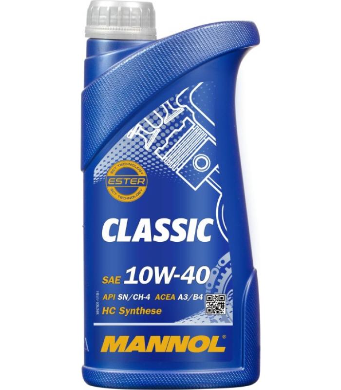 Масло моторное Mannol Classic 10w40 п/синт. 1л. 