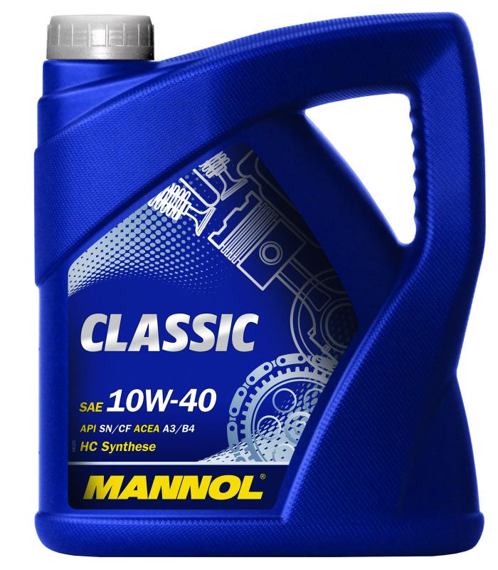 Масло моторное Mannol Classic 10w40 п/синт. 4л. 