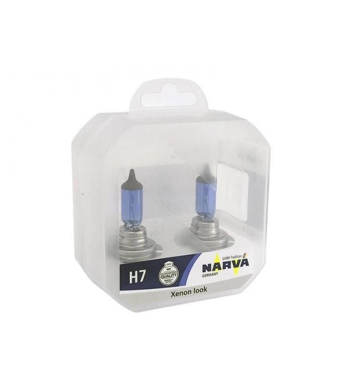 Лампа галоген. H7 55 PX26d RANGE POWER WHITE 4100K (2шт.) NARVA