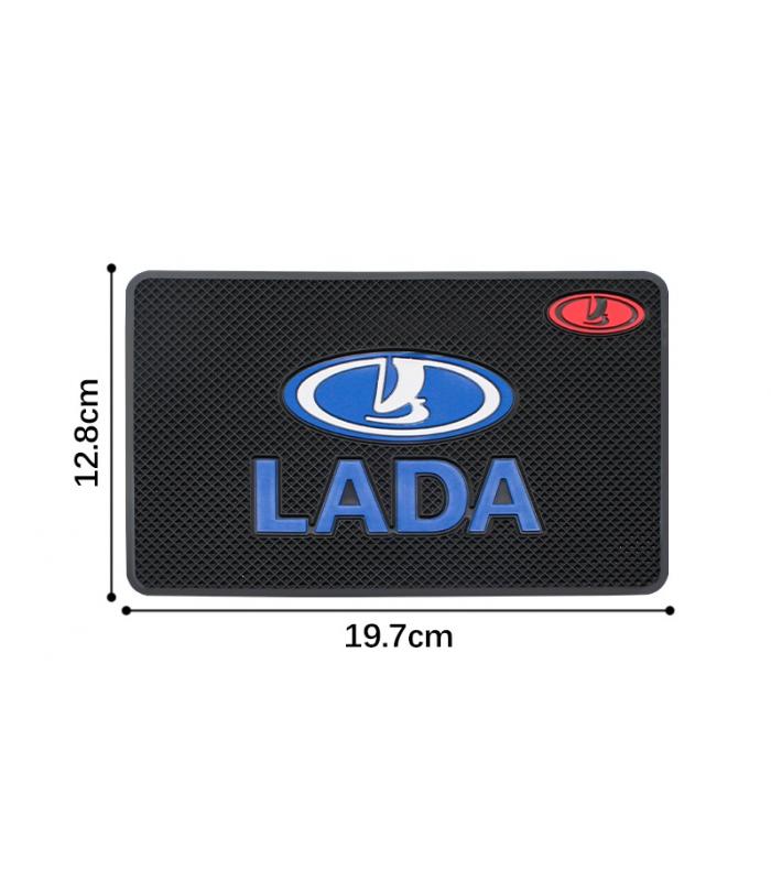 Коврик антискатный LADA черный 
