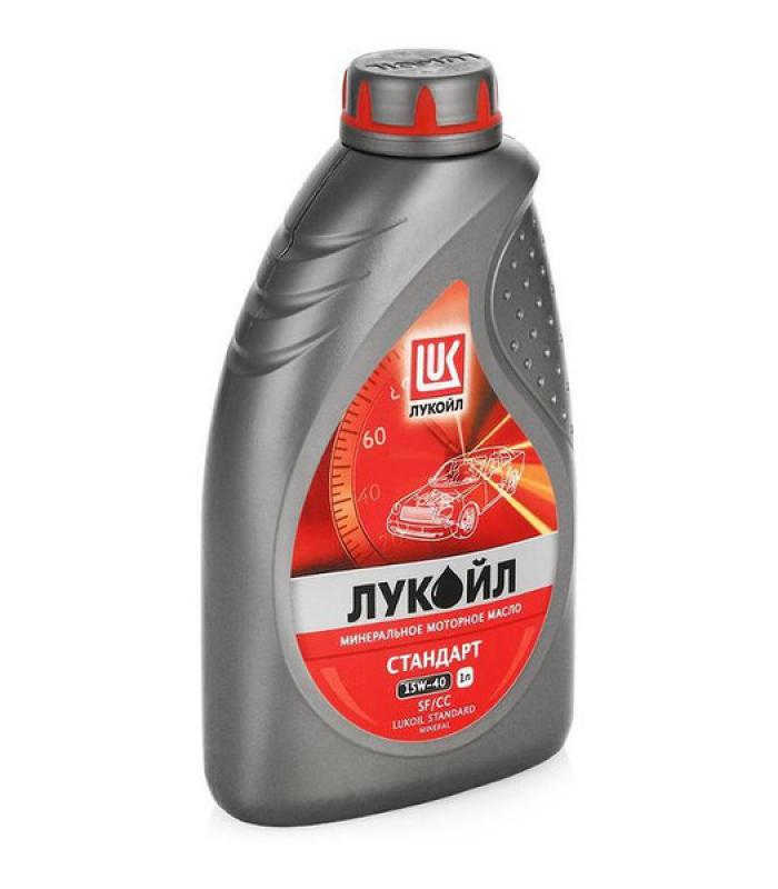 Масло моторное Лукойл Стандарт 15w40. минер.1л. 