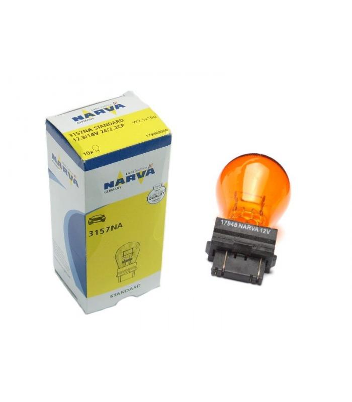 Лампа PY24/2W 12V W2,5x16q ( янтарная , бесцокольная ) NARVA