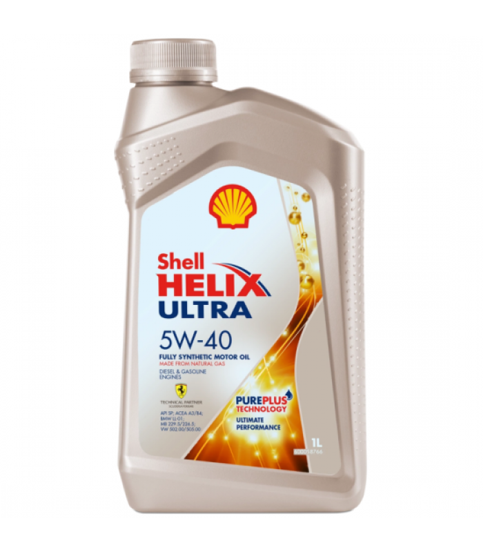 Масло моторное Shell Helix ultra 5w-40 синт. 1л. 