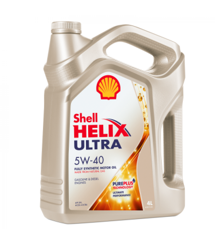 Масло моторное Shell Helix ultra 5w-40 синт. 4л. 