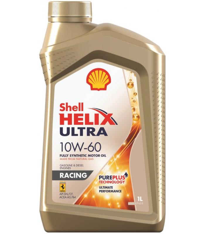 Масло моторное Shell Helix ultra rasing 10w-60 синт. 1л. 
