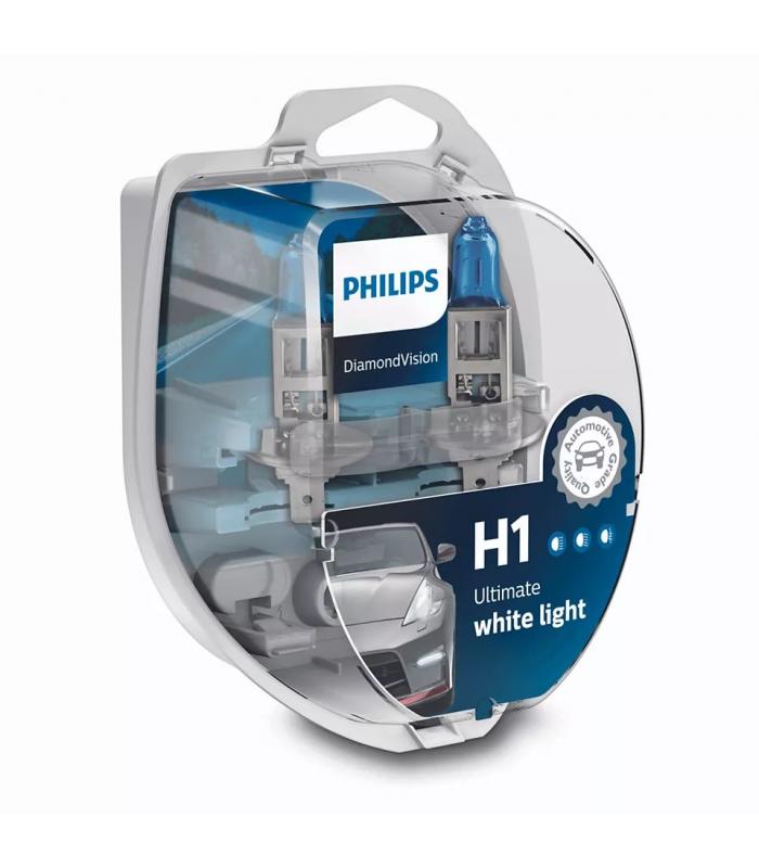 Лампа галоген. H1 55 P14.5s DIAMOND VISION 5000K (2шт.) PHILIPS