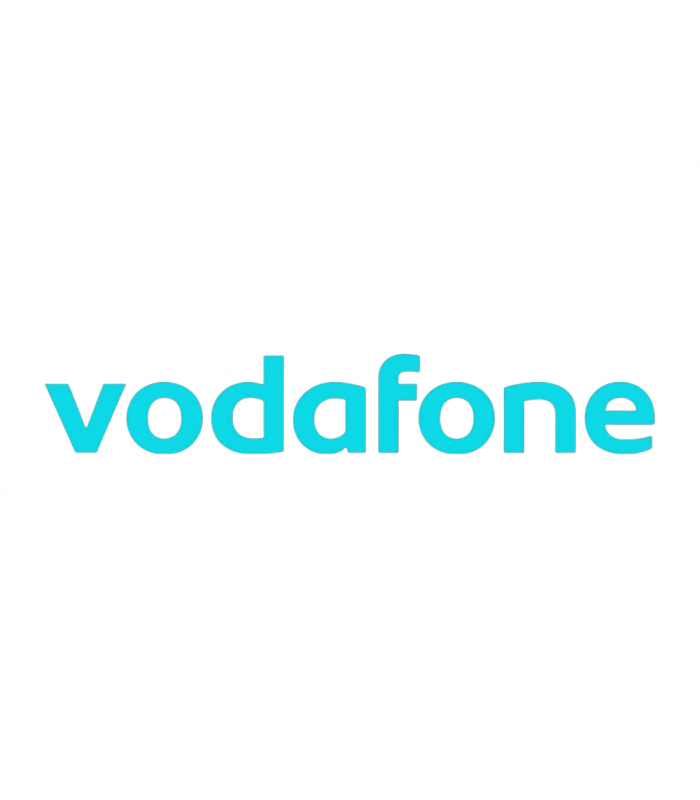 Наклейка винил тюнинг "VODAFONE" черная 115х30мм