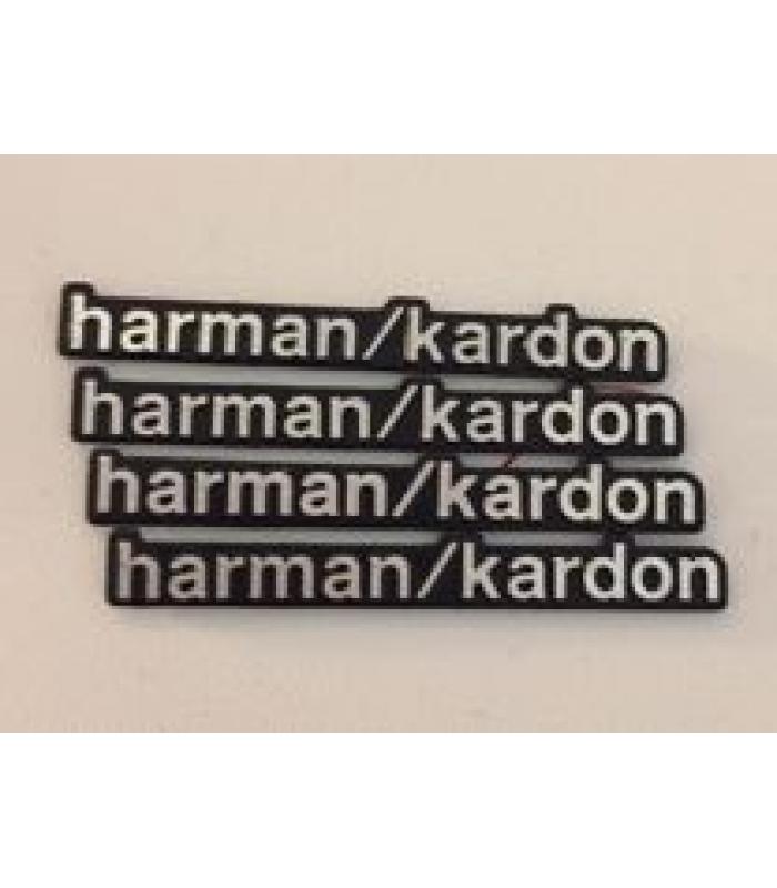 Эмблема "harman/kardon" пластик (45*5)
