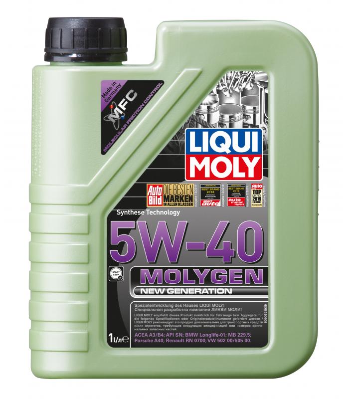 Масло моторное LIQUI MOLY Molygen NG 5w40 HC-синт. 1л. 