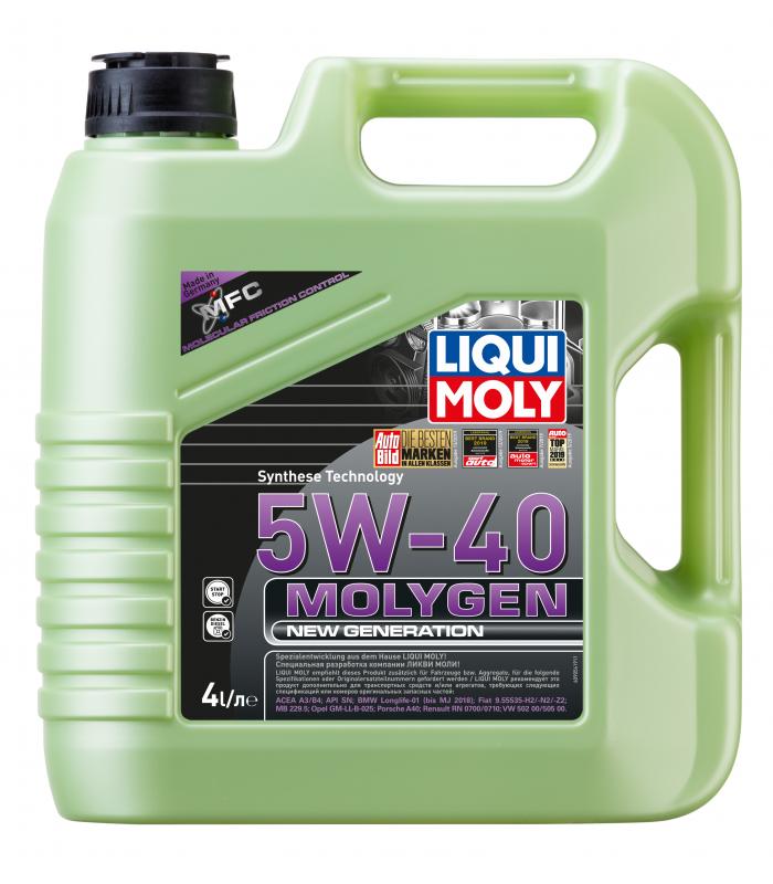 Масло моторное LIQUI MOLY Molygen NG 5w40 HC-синт. 4л. 