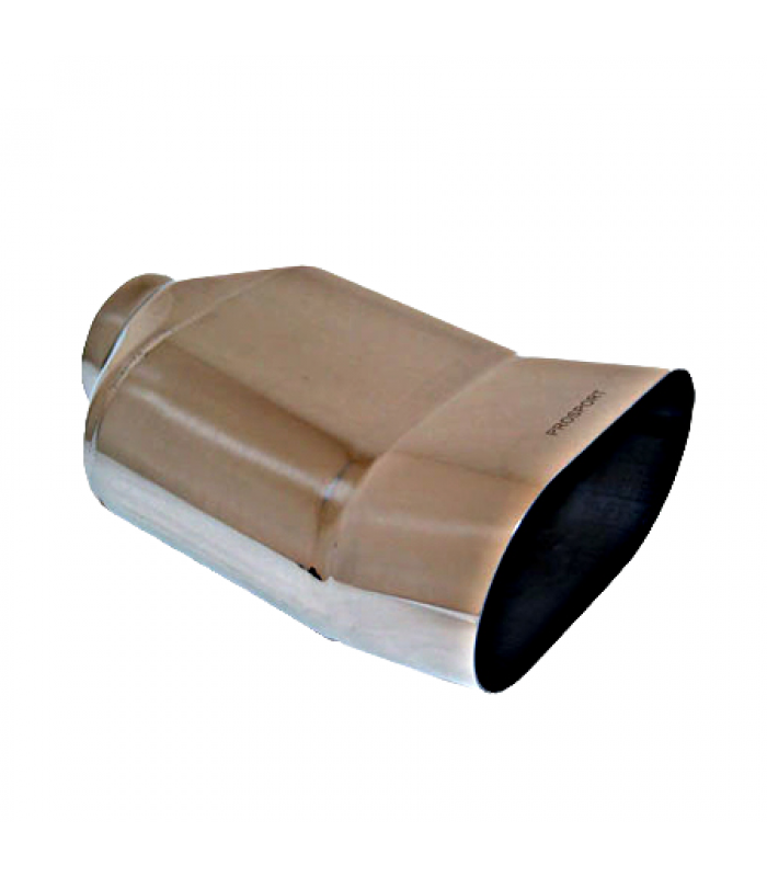 Насадка глушителя ProSport DTM овал Dвх 58, Dвых 135x75mm (длин 200мм) 