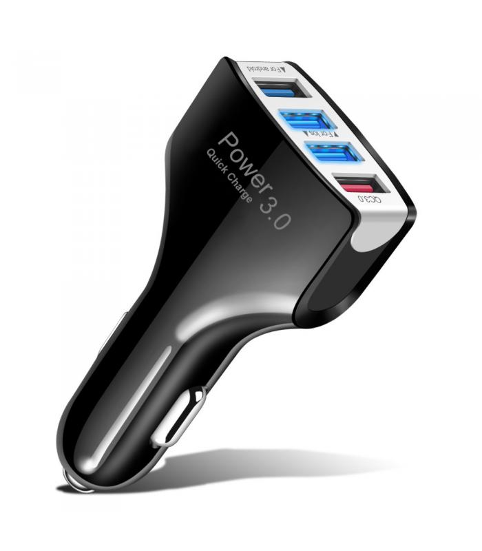 Зарядное устройство 4- USB 5v android + ios (прямоугольный)